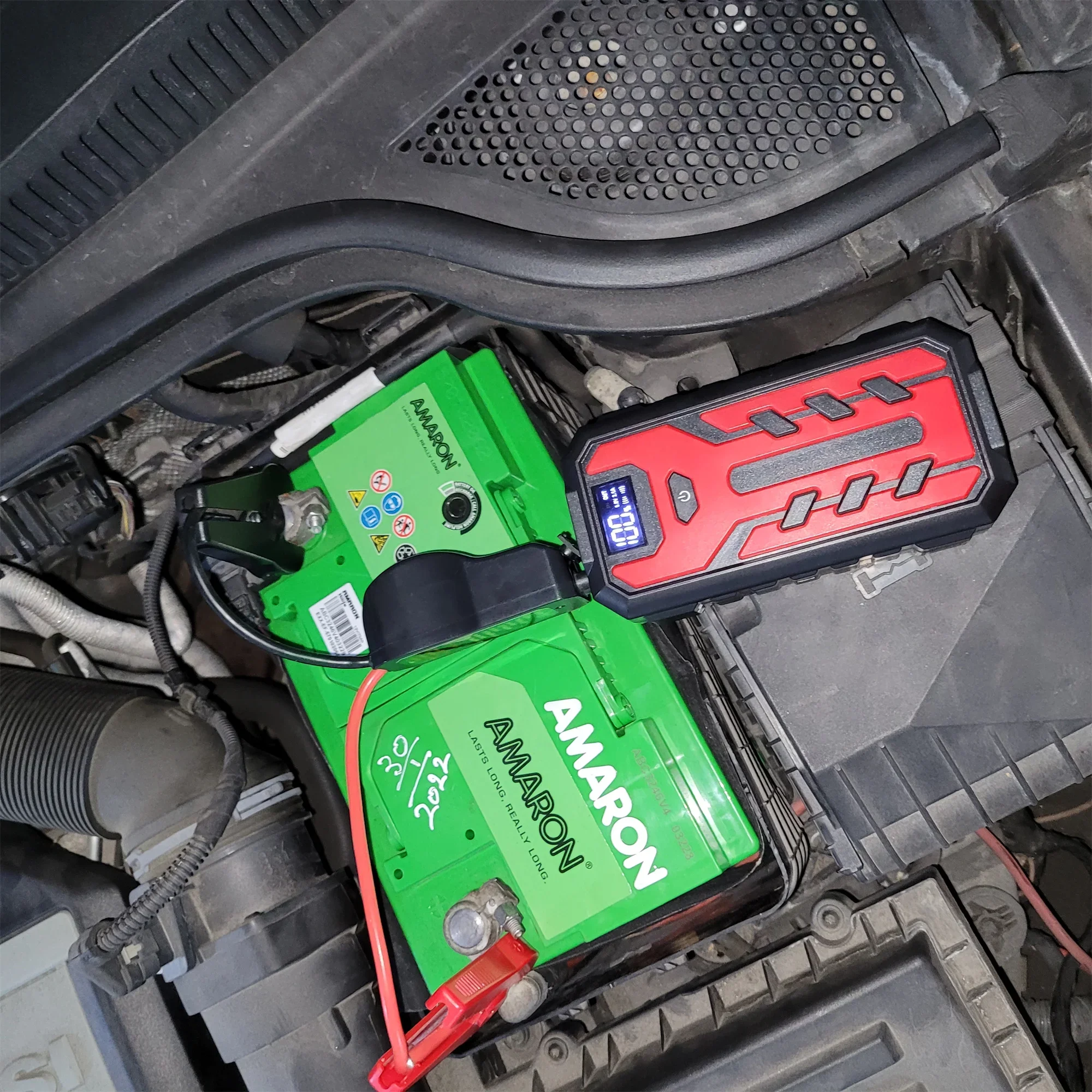 12V Portable Car Jumper Power Bank Jump Start Cable Battery Boos ter Car Jump Starter