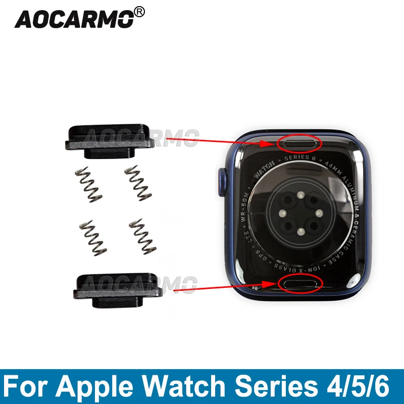 Strap Release Button Spring Buckle Key Repair Replacement Parts For Apple Watch Series 6 5 4 Series4