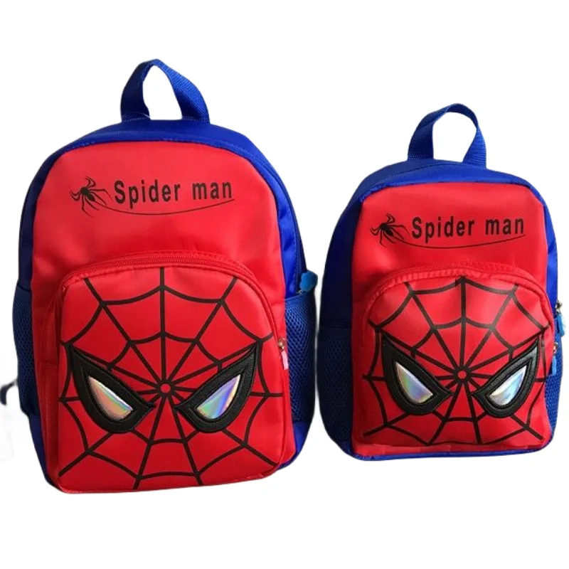 Marvel Spider-Man Children's Cartoon Animation Fashion School Bag 1-3 Years Old Lightweight Casual Burden-Reducing Backpack Gift