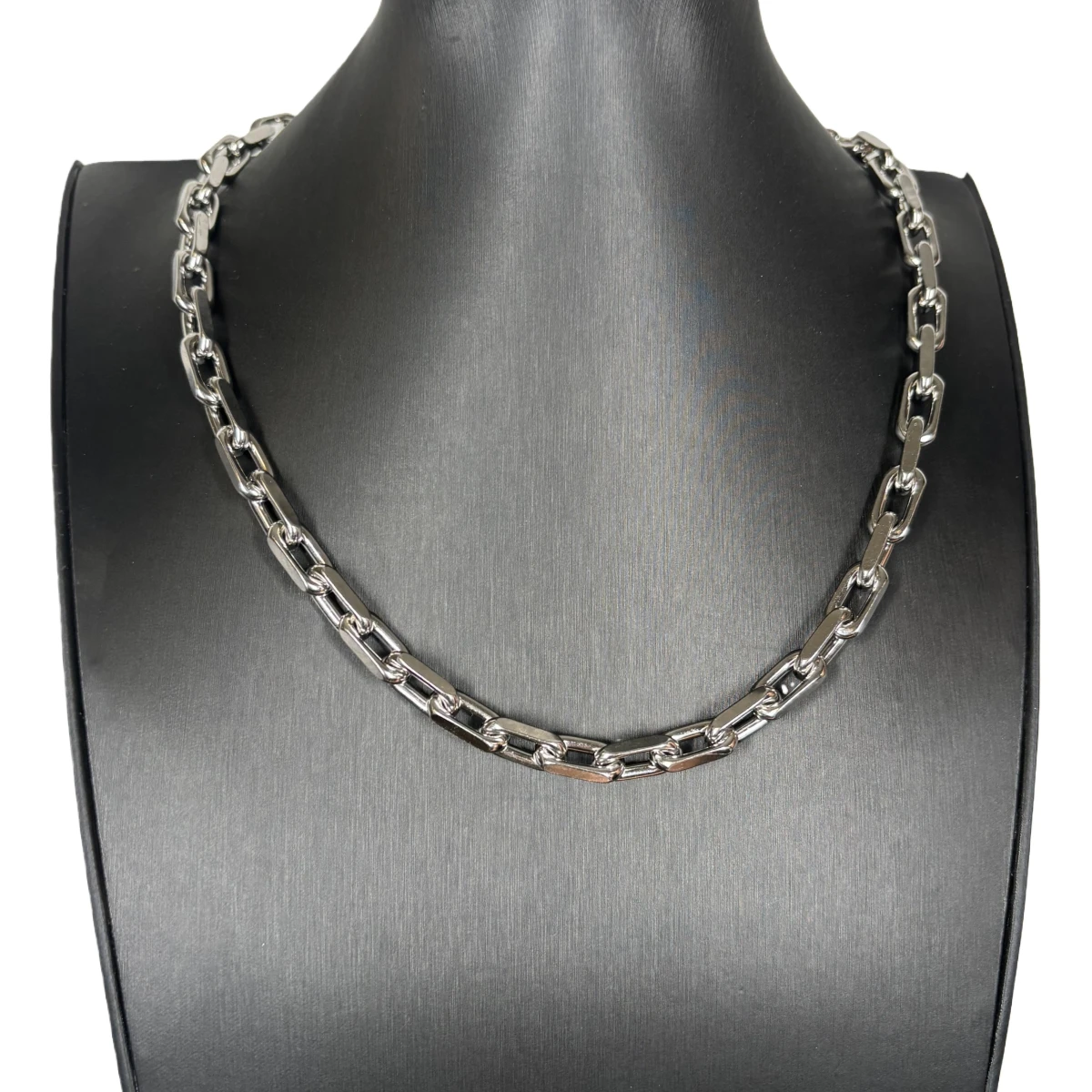 الحد الأدنى سلسلة قلادة قلادة من الفولاذ المقاوم للصدأ سحر فضي اللون واسعة الثقيلة سلسلة الشرير صديقها هدية الأزواج المجوهرات