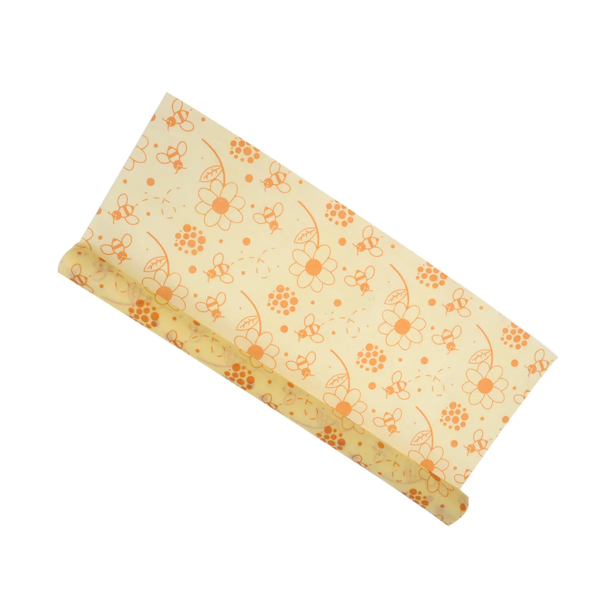 

1 Roll Beewax Wrapping Cloth Organic Cotton Food Preservation Wrap Reusable for Fresh Produce Snacks Baking Home Kitchen Use