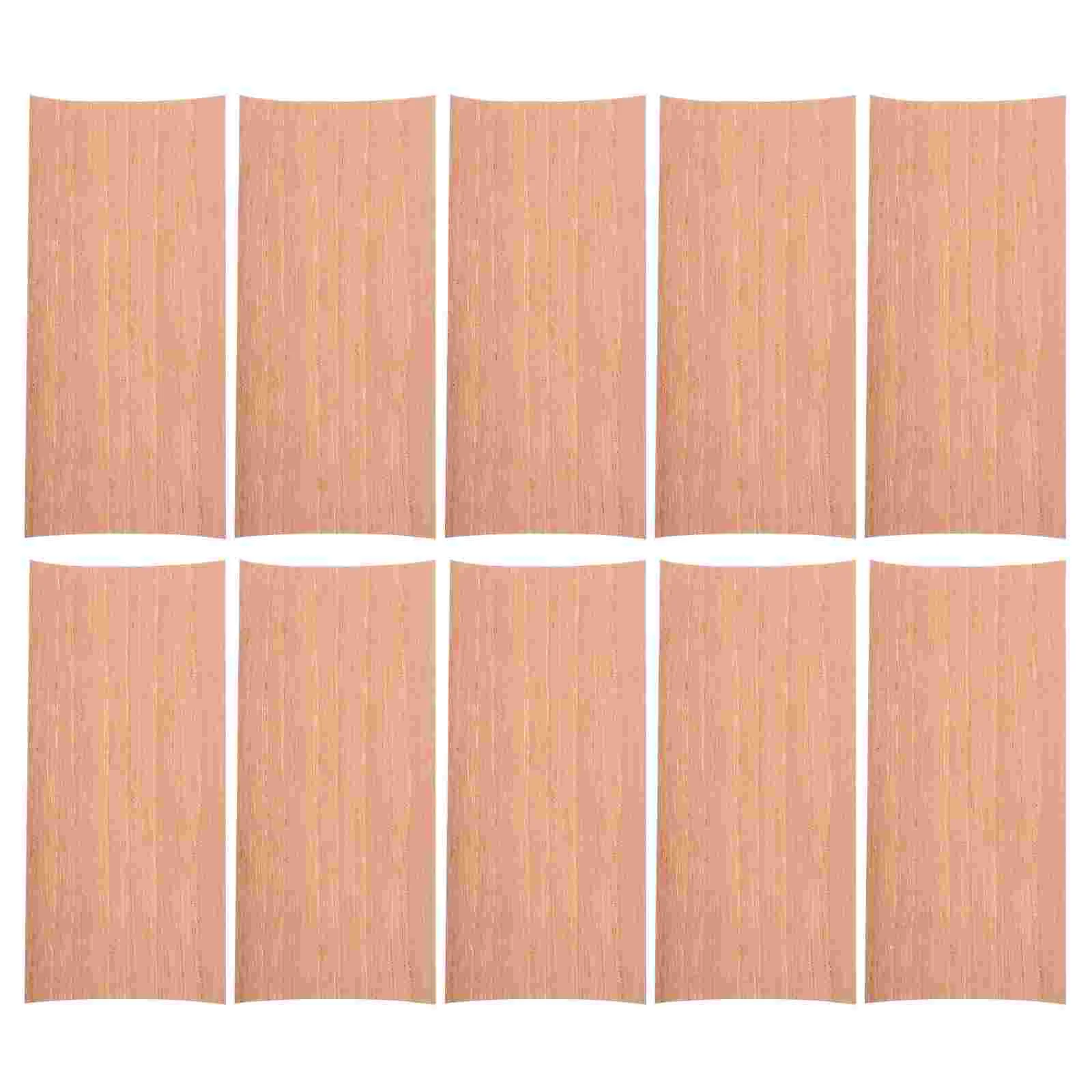 10 Pcs Cedar Lumber Veneer Fragrant Chips Accessories Strips Travel Electric Humidor Lighters