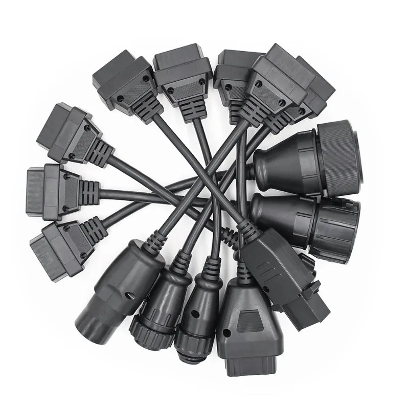 8PCS Truck Cable for AUTO DS150 TCS OBD2 Truck Fault Detector