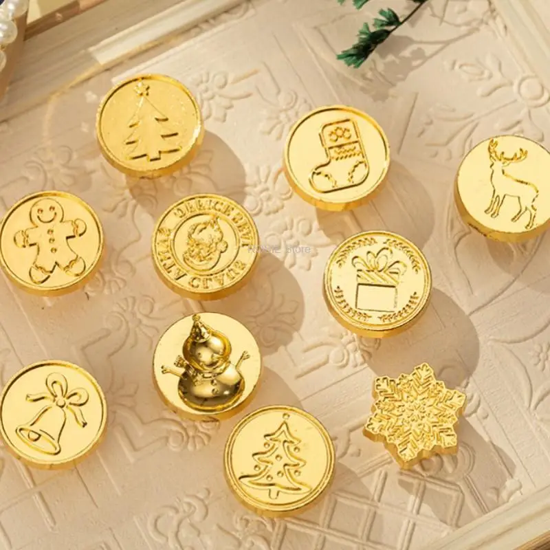 Elk Stamp Wax Box Sealing Kits Dinner Invitations Decorative Sealing Wax DIY Vintage Art Kits Craft Supplies Christmas Gift