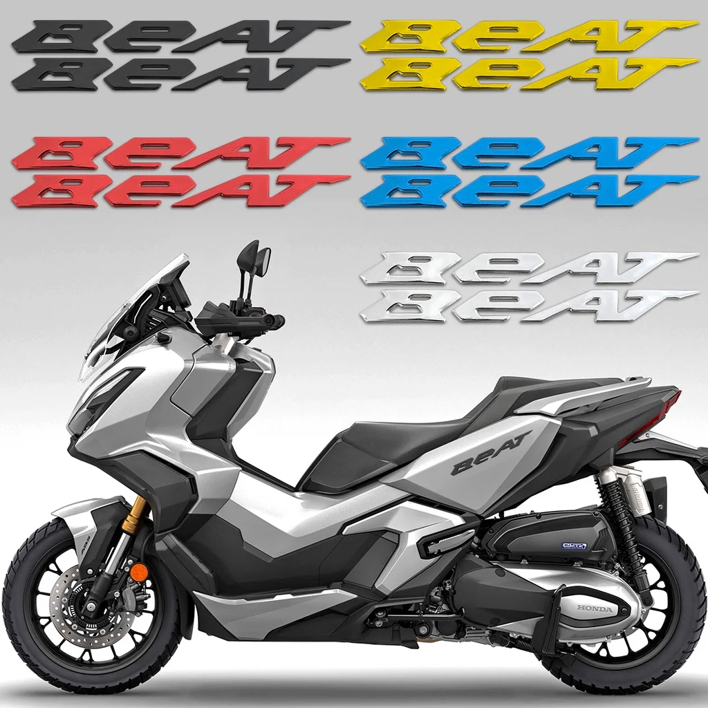 

Для HONDA Beat 110 Логотип Эмблема 3D Смола Гель Аксессуары Наклейки Декор Мотоцикл Мотоцикл Скутер Кузов Наклейка Левый и Правый 1