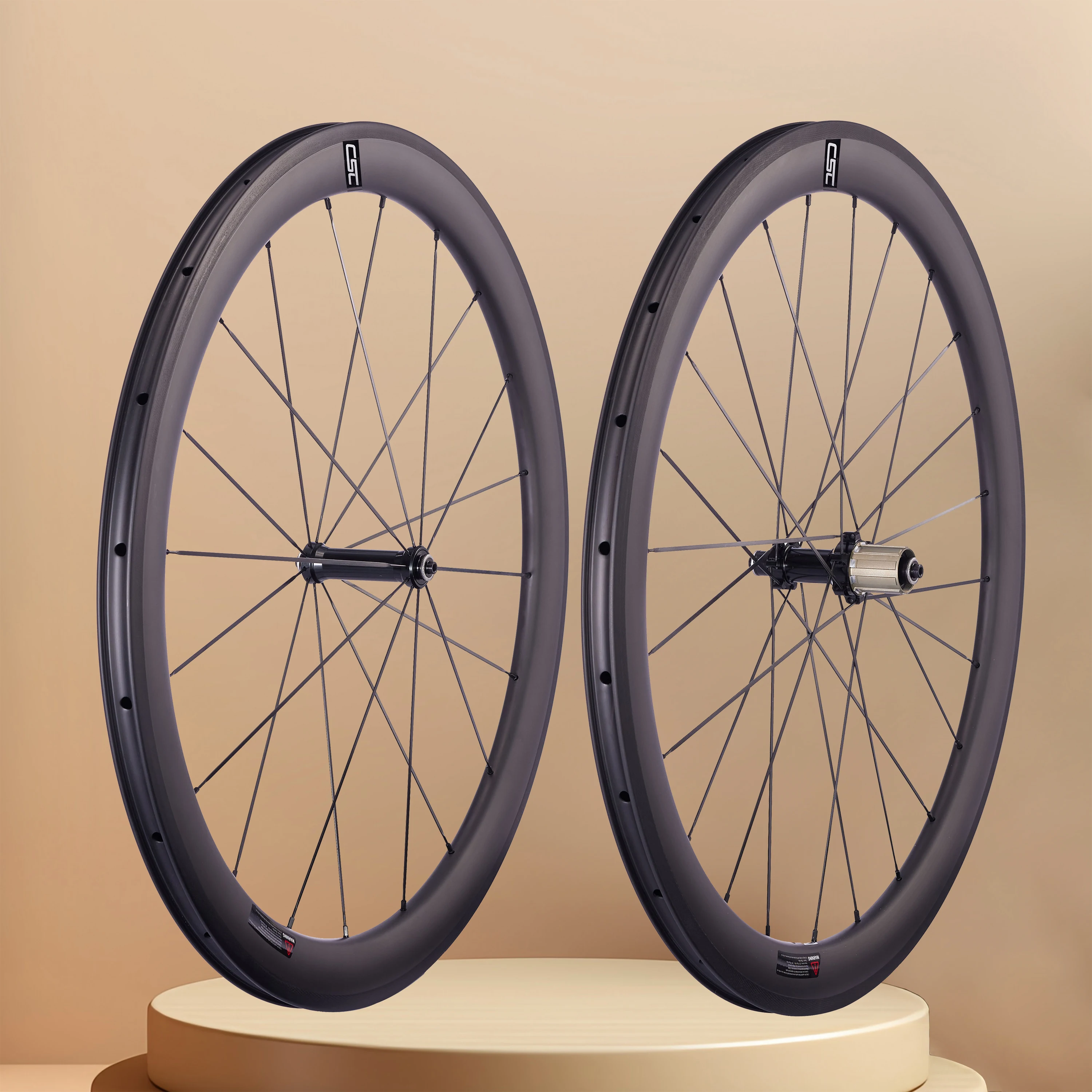 CSC UCI公認 T800カーボンホイール 700C カーボンファイバーホイール