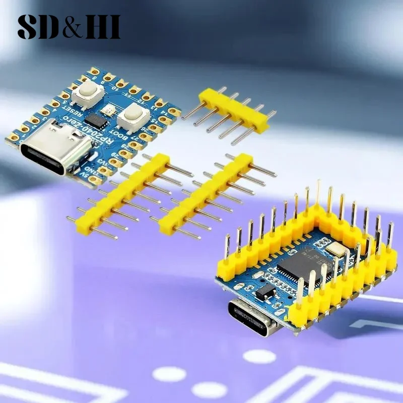 

For Raspberry PI RP2040-Zero Microcontroller Development Board PICO Motherboard Dual Core Processor Mini Microcontroller