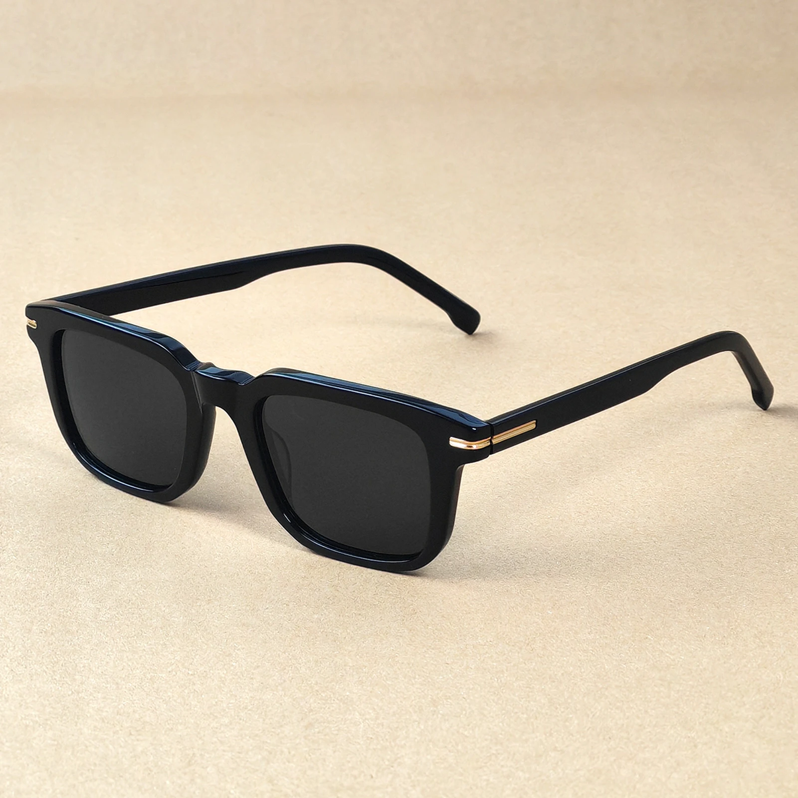 

Retro Square Sunglasses Acetate Frames Fashion Decorative Eyewear for Men and Women 80s 90s Style UV400