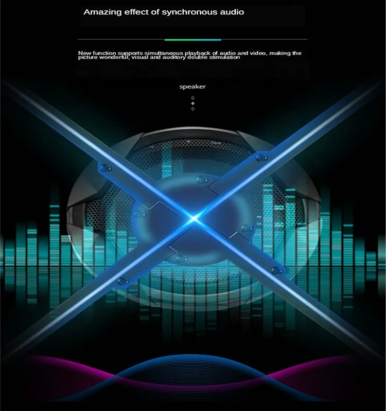 Professional Led Hologram Projector 3d Holographic Display Advertising Machine 1900cd/m2 Air Visible 30000hours 1024*1024 75cm