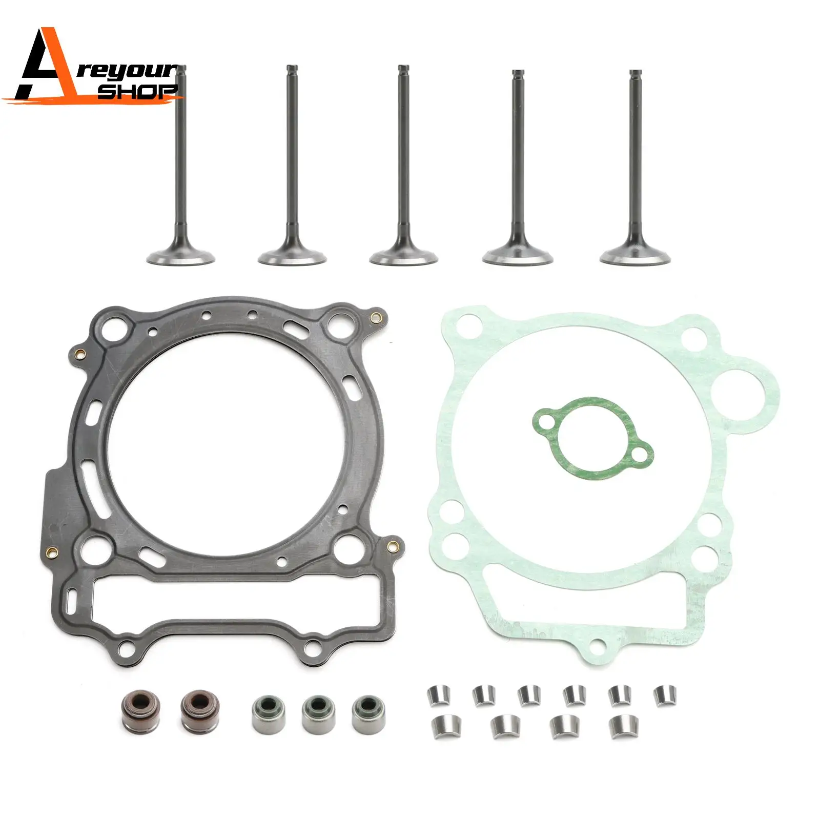 Zestaw uszczelek zaworów głowicy cylindrów do Yamaha YFZ450R YFZ 450R 2009-2023
