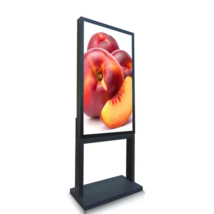 Vertical LCD Advertising Screen IP65 Waterproof Outdoor Digital Kiosk Elevator Commercial Display