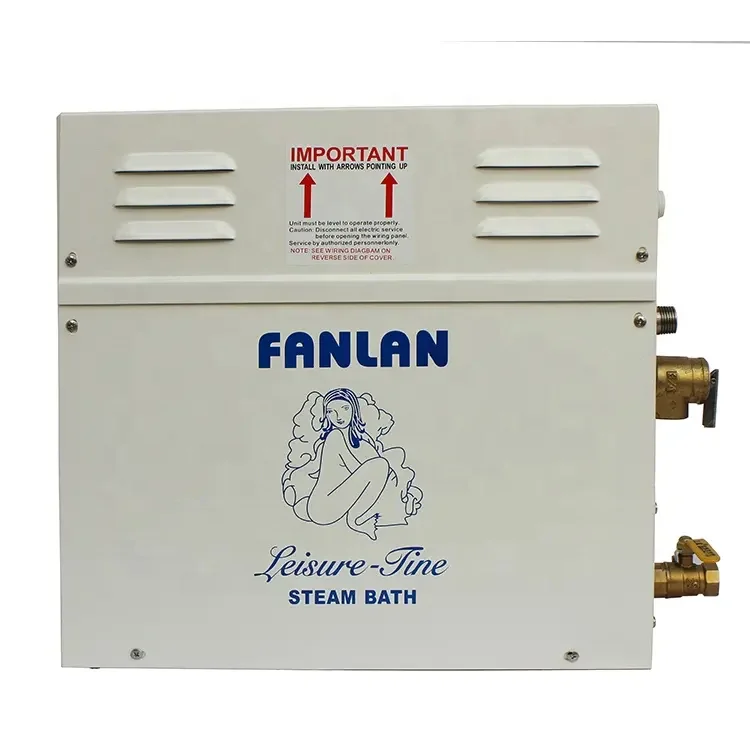 Factory Price Wet Steam Shower Room Use Family 6KW Sauna Steam Bath Machine