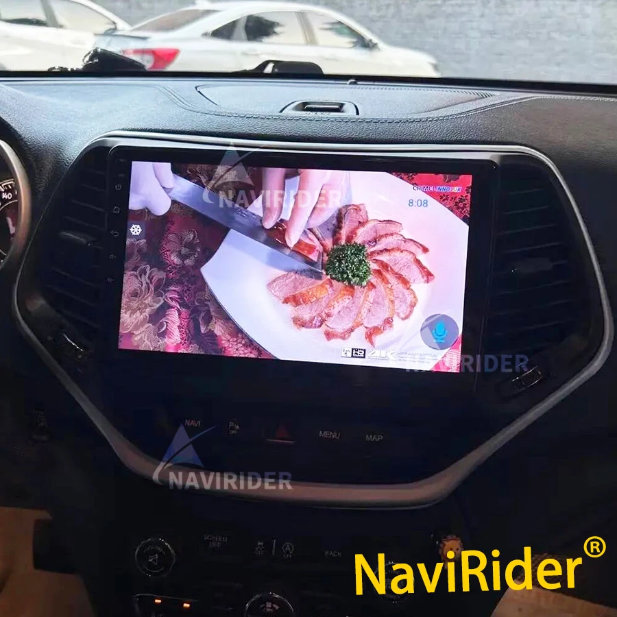 For Jeep Cherokee 5 KL 2013-2018 128GB ROM Android 14 GPS Stereo Car Multimedia Video Player Auto Wireless CarPlay Tape Recorder