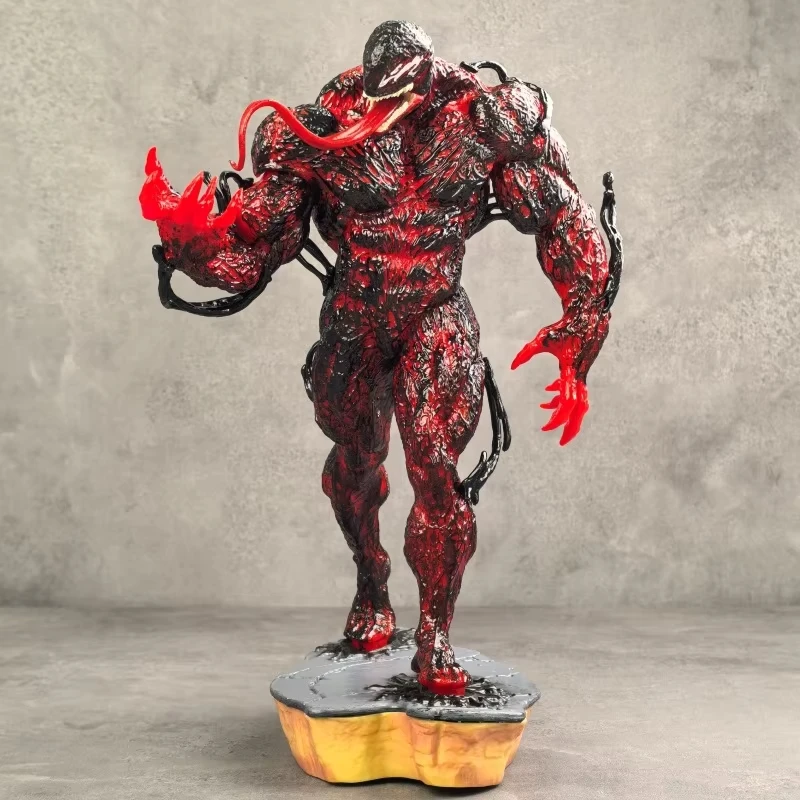 새로운 27cm 베놈 수제 동상 영화 악당 사무실 장식 모델 애니메이션 수집품 장식품 만화 취미 장난감 선물