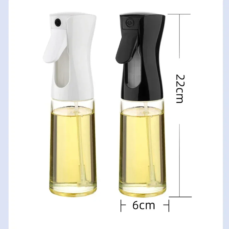 1pc 300ml Oil Spray Bottle Kitchen Cooking Olive Oil Dispenser Camping BBQ Baking Vinegar Soy Sauce Sprayer Containers