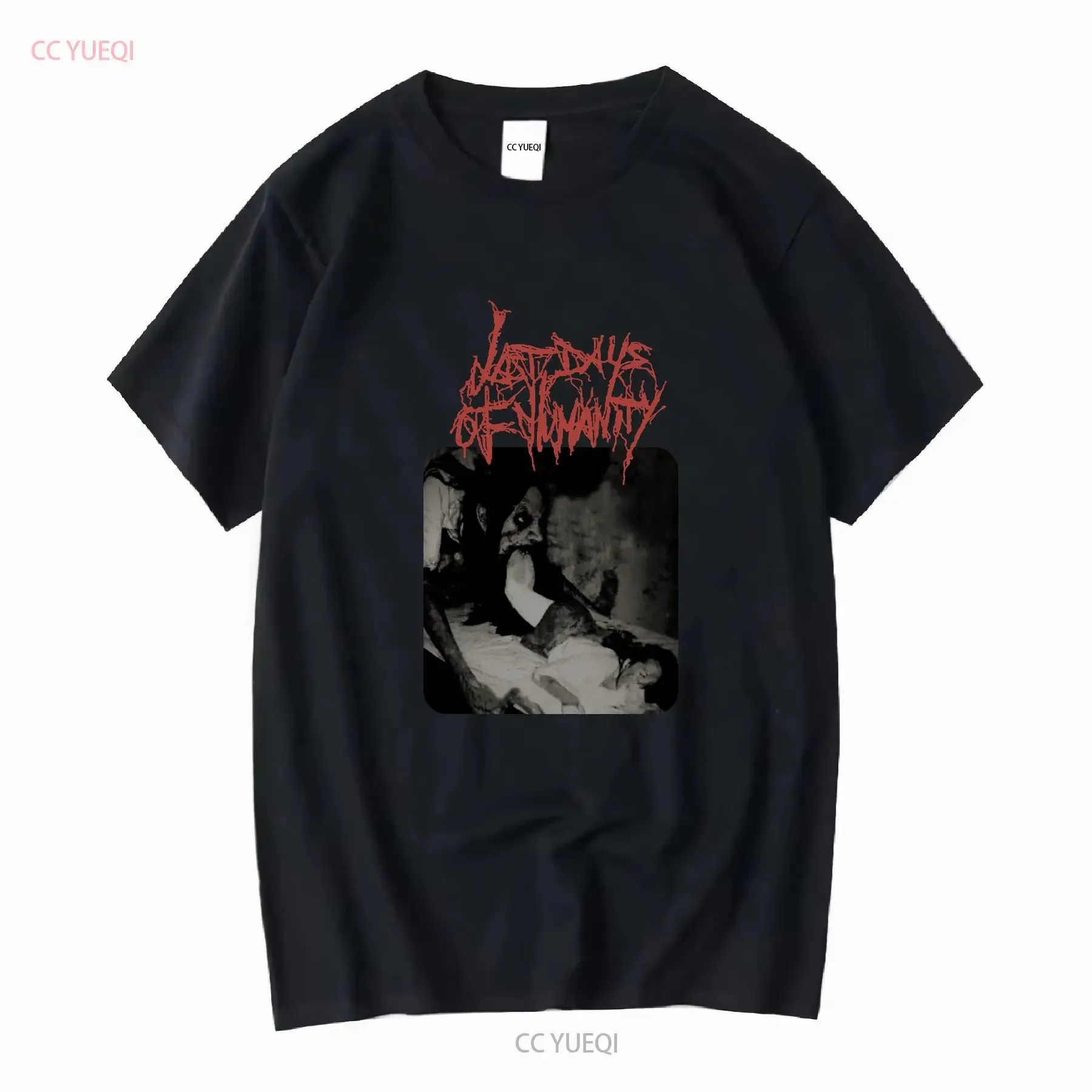 Last Days Of Humanity T Shirt Size 2XL Horrific Compositions Goregrind Grindcore vintage Washed Soft Stretched streetwear