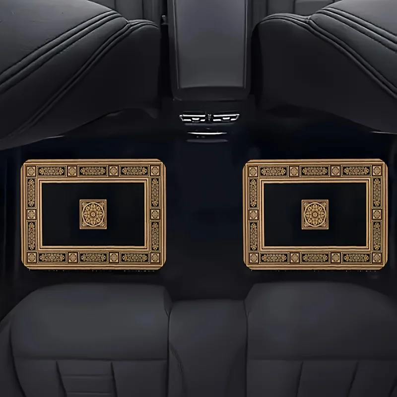 4 قطع من سجادات أرضية السيارة المغربية العتيقة، مناسبة لجميع المقعد الأمامي والخلفي لجميع المركبات، وصلات سيارة عصرية ومتينة #4