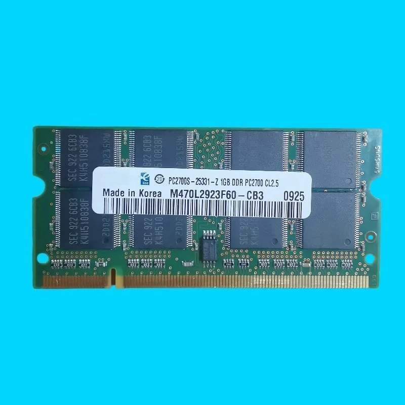

PC2700S-25331-Z M470L2923F60-CB3 1 ГБ DDR 333 карта памяти для ноутбука