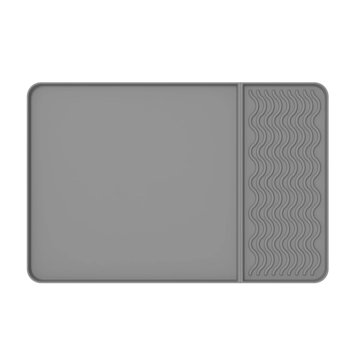 Efficiently Designed Silicone Coffee Maker Mat with Separate Space for Dishes Functional For Kitchen Accessory