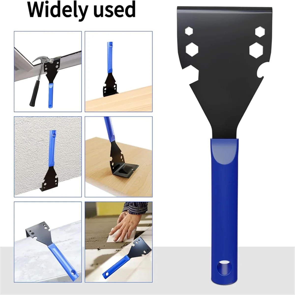A002 Tile Trim Puller Base Plate, Tile Removal Tool for Commercial Work, Plastic Molding, Side Plate, Floor Demolition. view 4