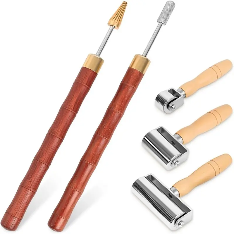 

2025 Trend For Dyeing DIY Working, Leather Edge Printer Tool, Edge Roller Pen Applicator& Dye Pen Printing