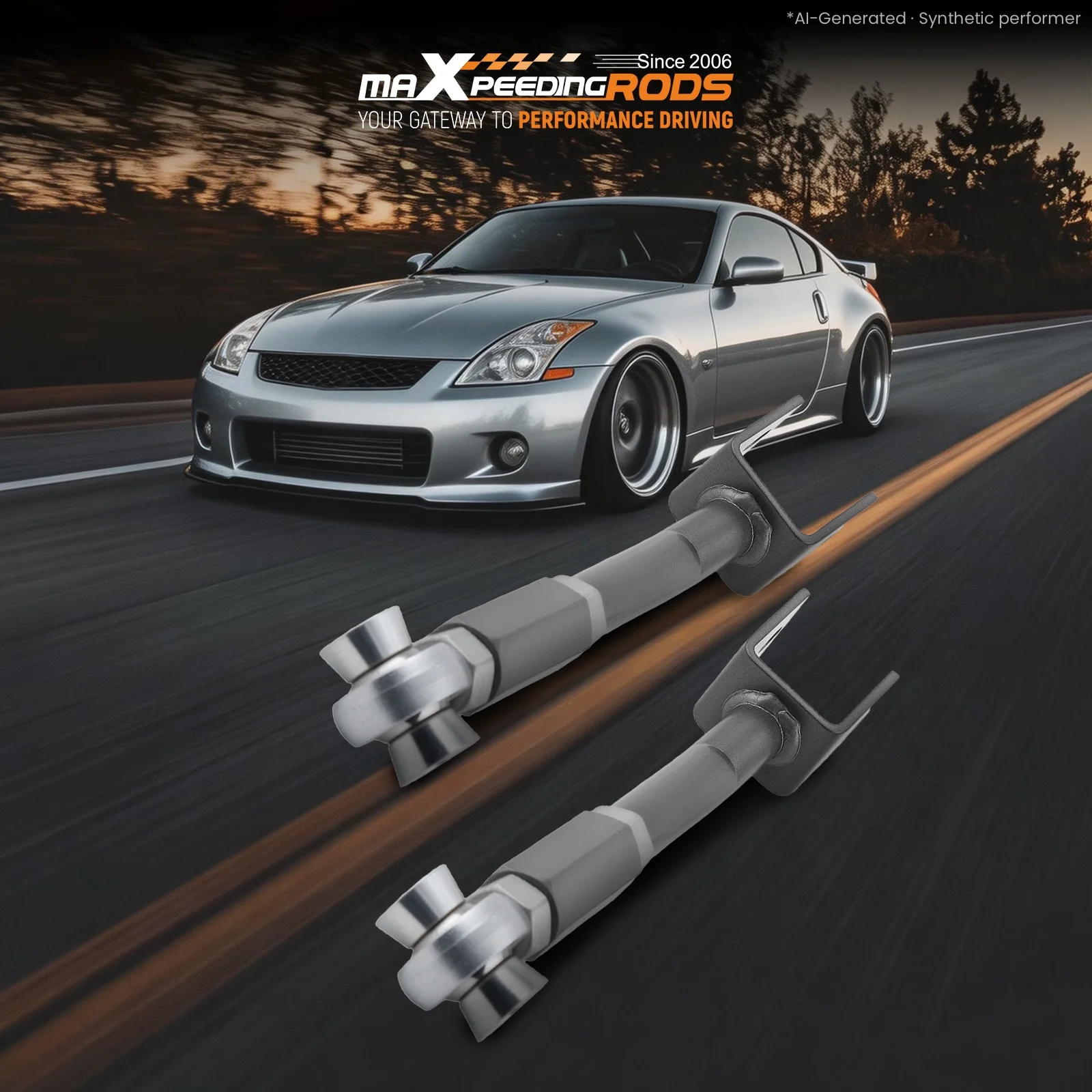 Rear Camber Arms Suspension for Nissan Altima Maxima 350Z 370Z Infiniti G35 G37