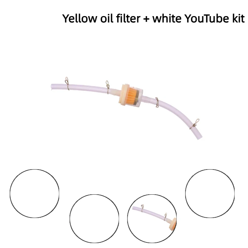 

6mm Motorcycle Plastic Fuel Oil Filter Pipes Dirt Bike Hose Line Petrol Pipe Fuel Gasoline Tubes Motorcycle Accessories