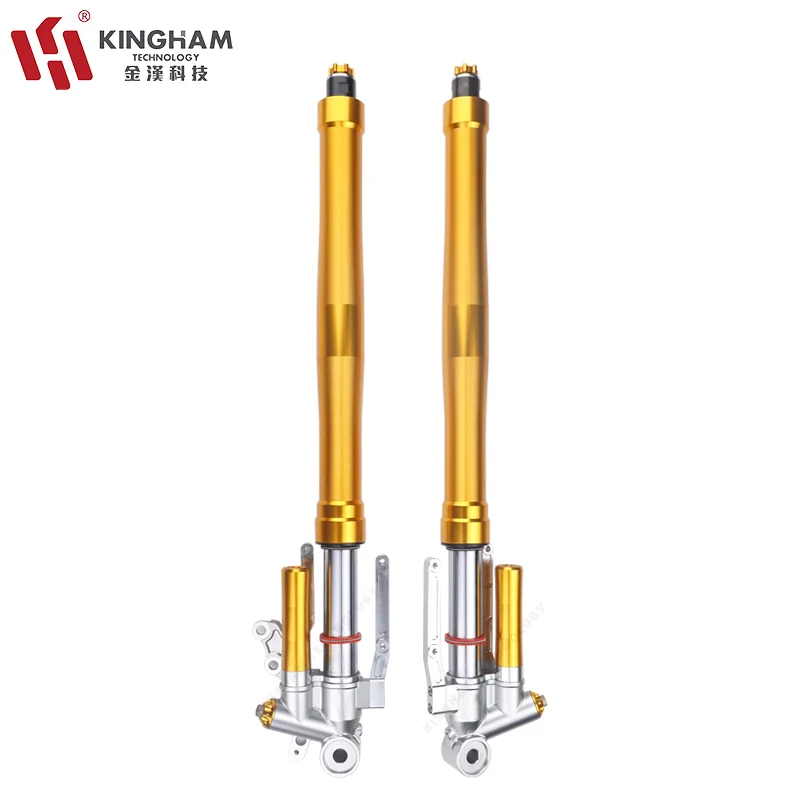 KINGHAM Aluminum Front Shock Absorber for Motorcycle for Yamaha X-Max Factory Wholesale Customized Motorcycle Suspension Parts