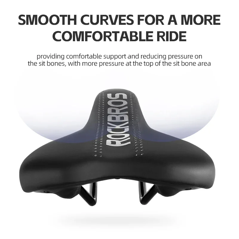 Memory Sponge Shockproof Bike Seat saddle Soft and Comfortable bicycle saddle Road Bicycle Saddle for Cycling