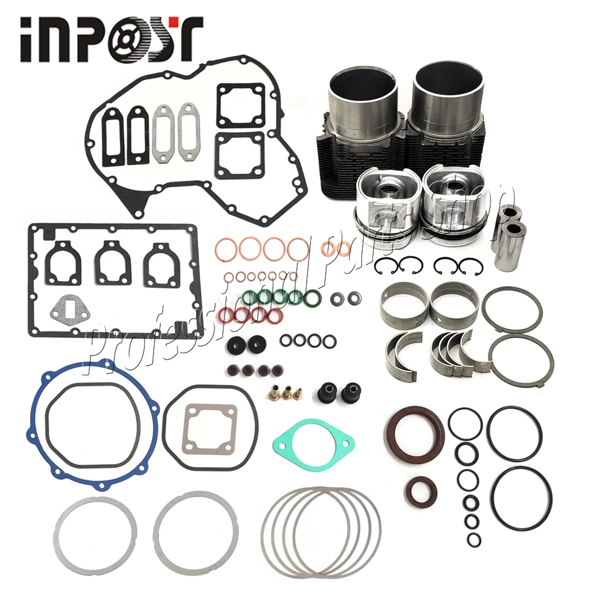 New F2L511 Overhaul Rebuild Kit For Deutz F2L 511 Engine Liner Piston Gasket STD