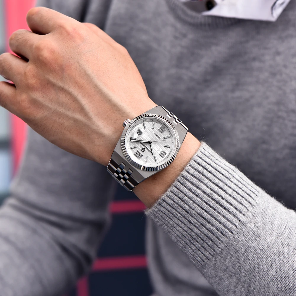 PAGANI DESIGN 2025 new men's watch retro automatic mechanical watch men's gift gift box Sapphire 027 stainless steel men's watch