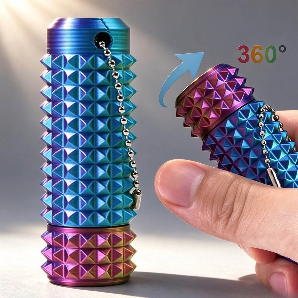 3D Printed Little Ouchie Pain Fidget Toys Portable Mini Spiky Grippie Stim Stress Relief Creative Keychain Stimming Autism Gifts