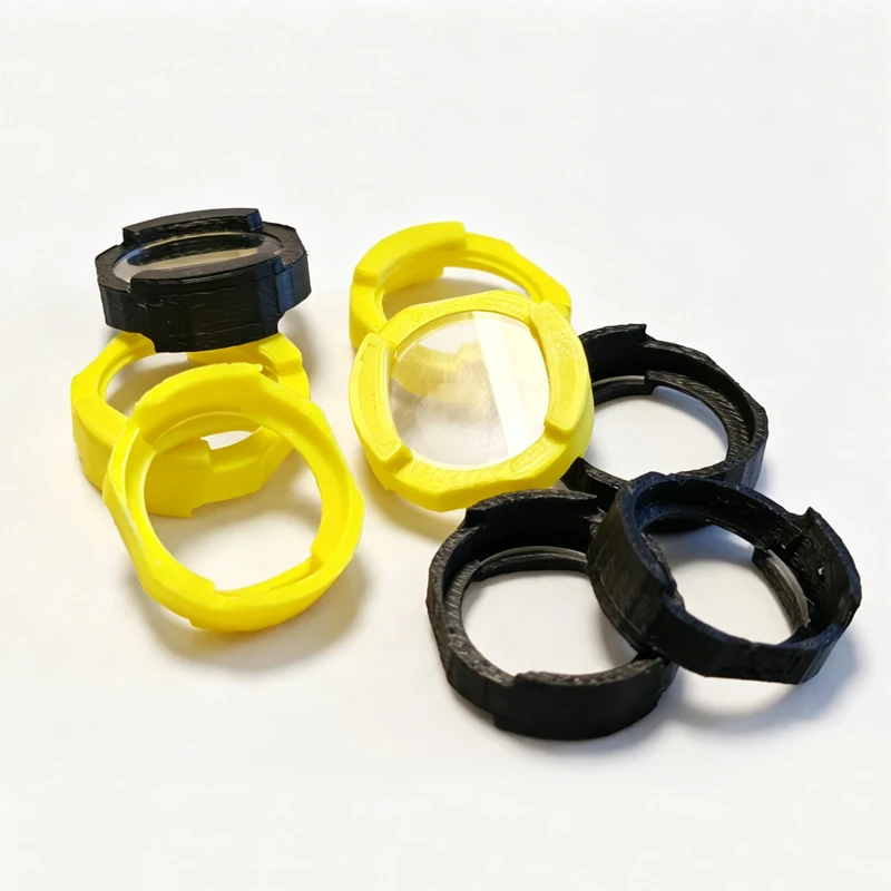 For DJI O3 Video Transmission Lens Protector with UV Filter 20mm Width Protective Frame Camera Guard Replacement Accessories