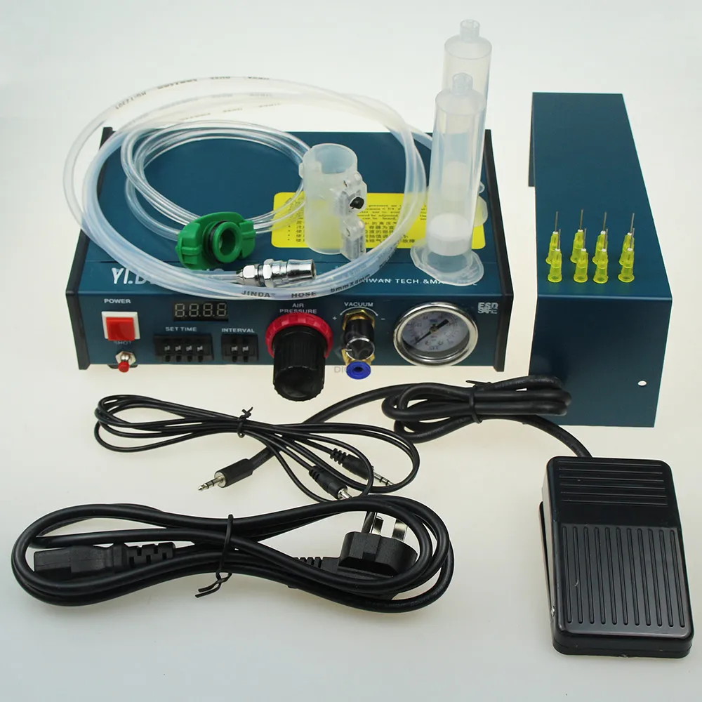 Mesin Dispenser lem Semi otomatis, mesin Dispenser lem otomatis, sistem pengeluaran 983A 220V