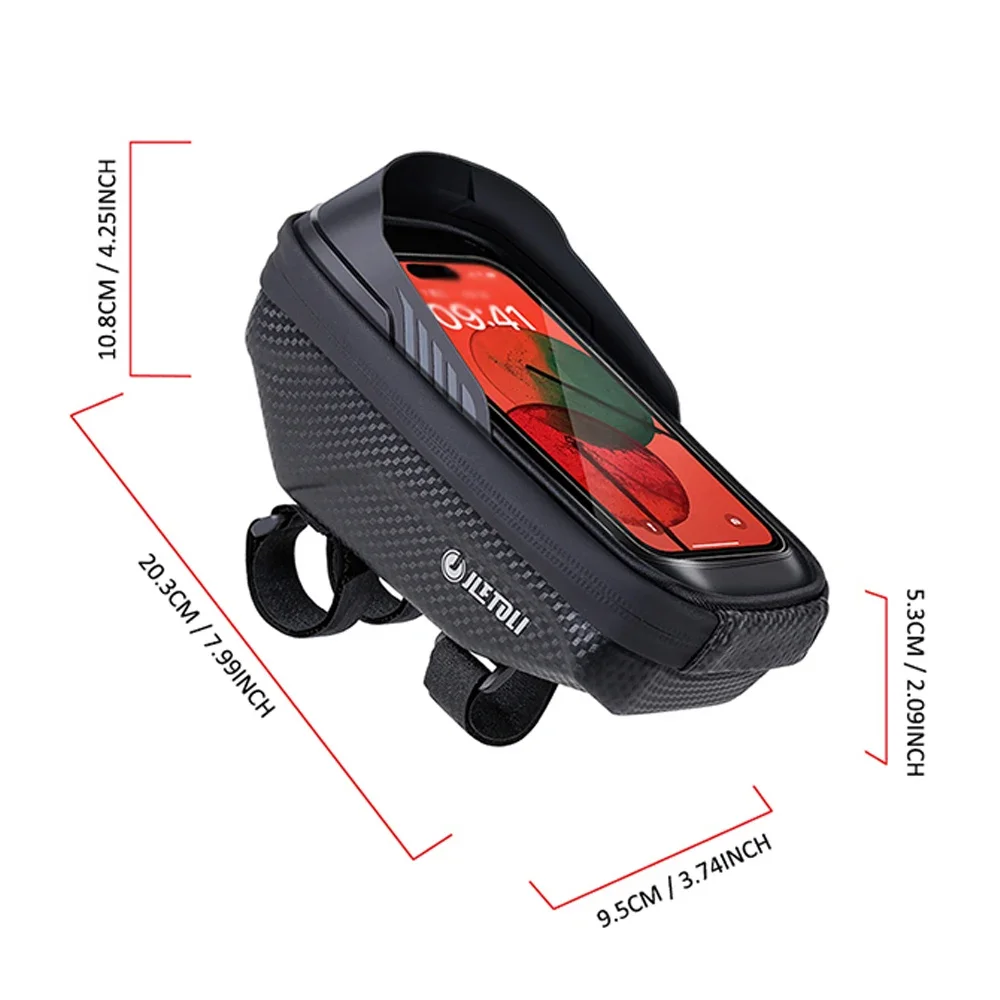 Rain Proof Mountain Bike Handlebar Bag Touchable Screen Bicycle Front Bag Reflective LOGO Road Cycling Handlebar Bag