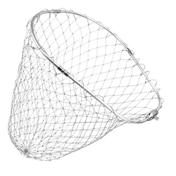 SANLIKE Folding Fishing Net 12mm Screw Collapsible Aluminum Oval Frame Nylon Landing Dip Net Fishing Tackle Accessories
