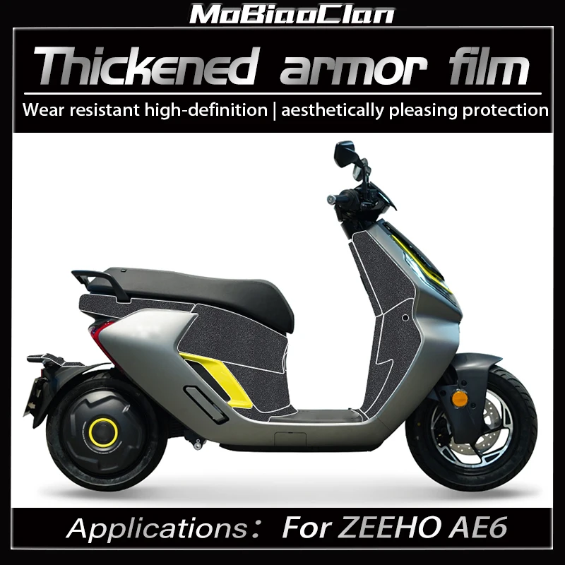 For ZEEHO AE6 AE6+ Motorcycle Thickened Armor Anti Scratch Protection Film Waterproof Modification Accessories