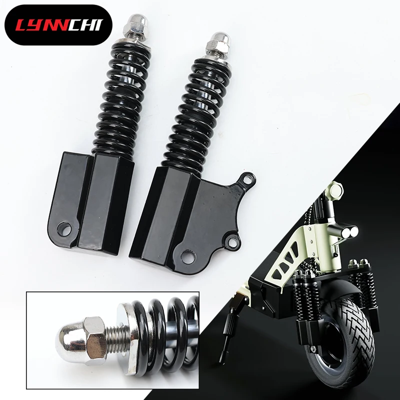 

LYNNCHI Motorcycle Front Shock Fork Absorber 5 Hydraulic Spring Damping For Kugoo Electric Scooter Bicycle MTB Steering Parts