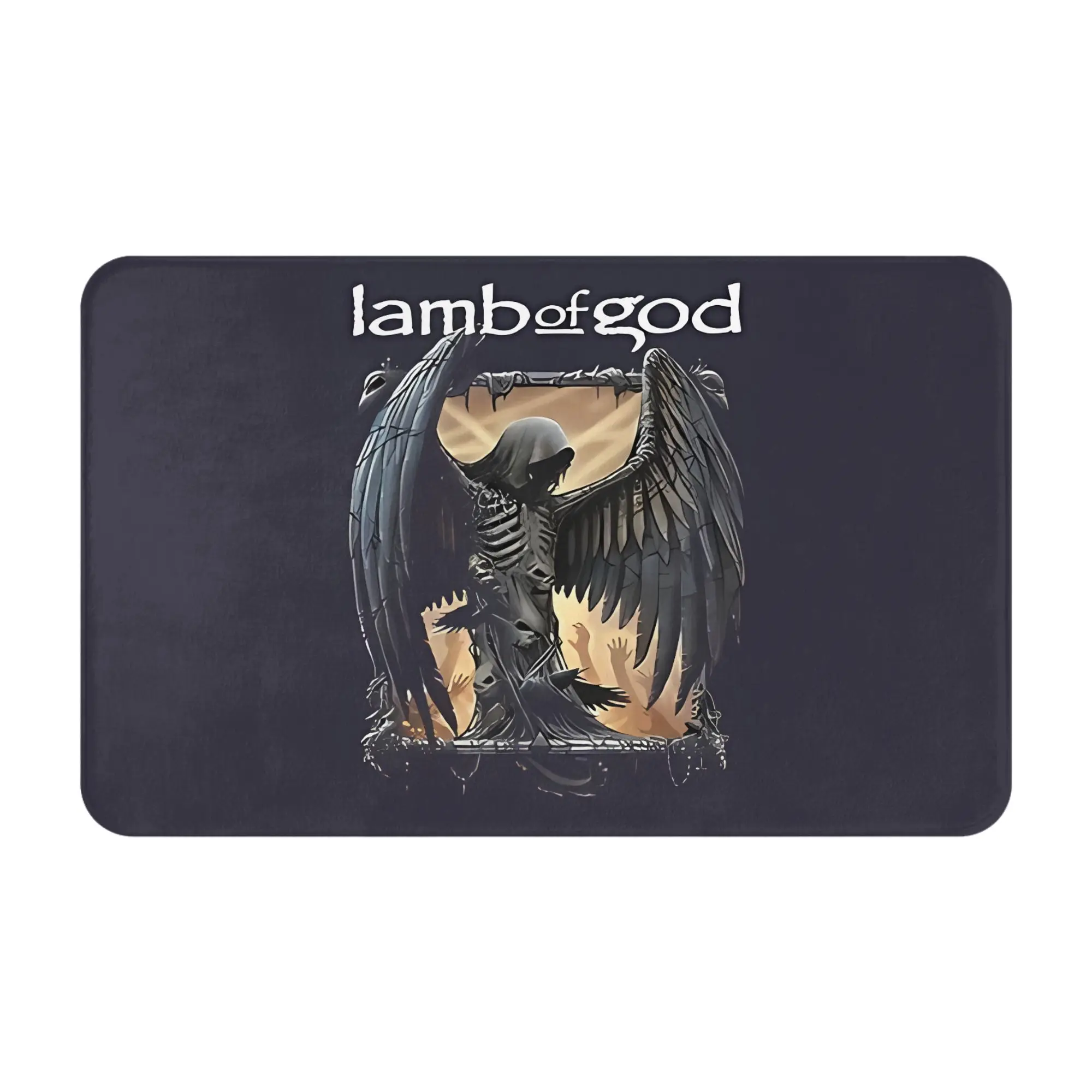 Music Lamb Of God Gifts Christmas Decorations Bathroom Mat Lamb Of God Doormat Living Room Carpet Balcony Rug Home Decoration