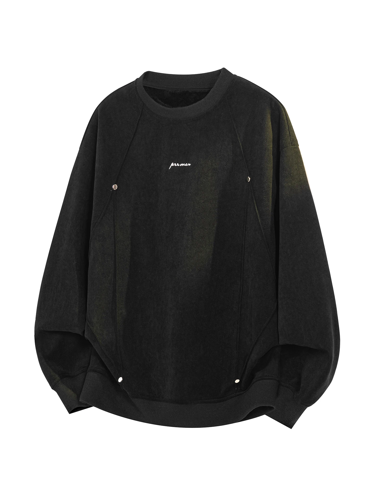 

Мужской свитшот American Sle Deconstructed с флисовой подкладкой, утепленный, свободного кроя, для ношения под одеждой, на зиму, повседневный, с круглым вырезом, длинный рукав