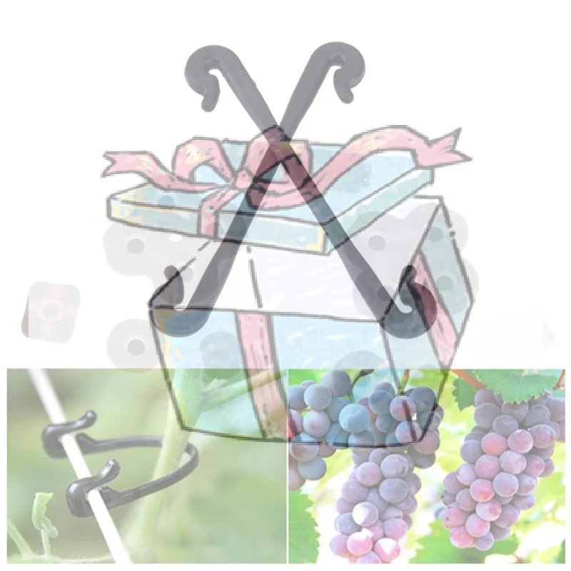 【CCA】50Pcs Plant Vine Binding Clip Garden Plants Fixed Clip Buckles Tomato Vegetable Grape Support Vine Clip Fixed Plant Clip