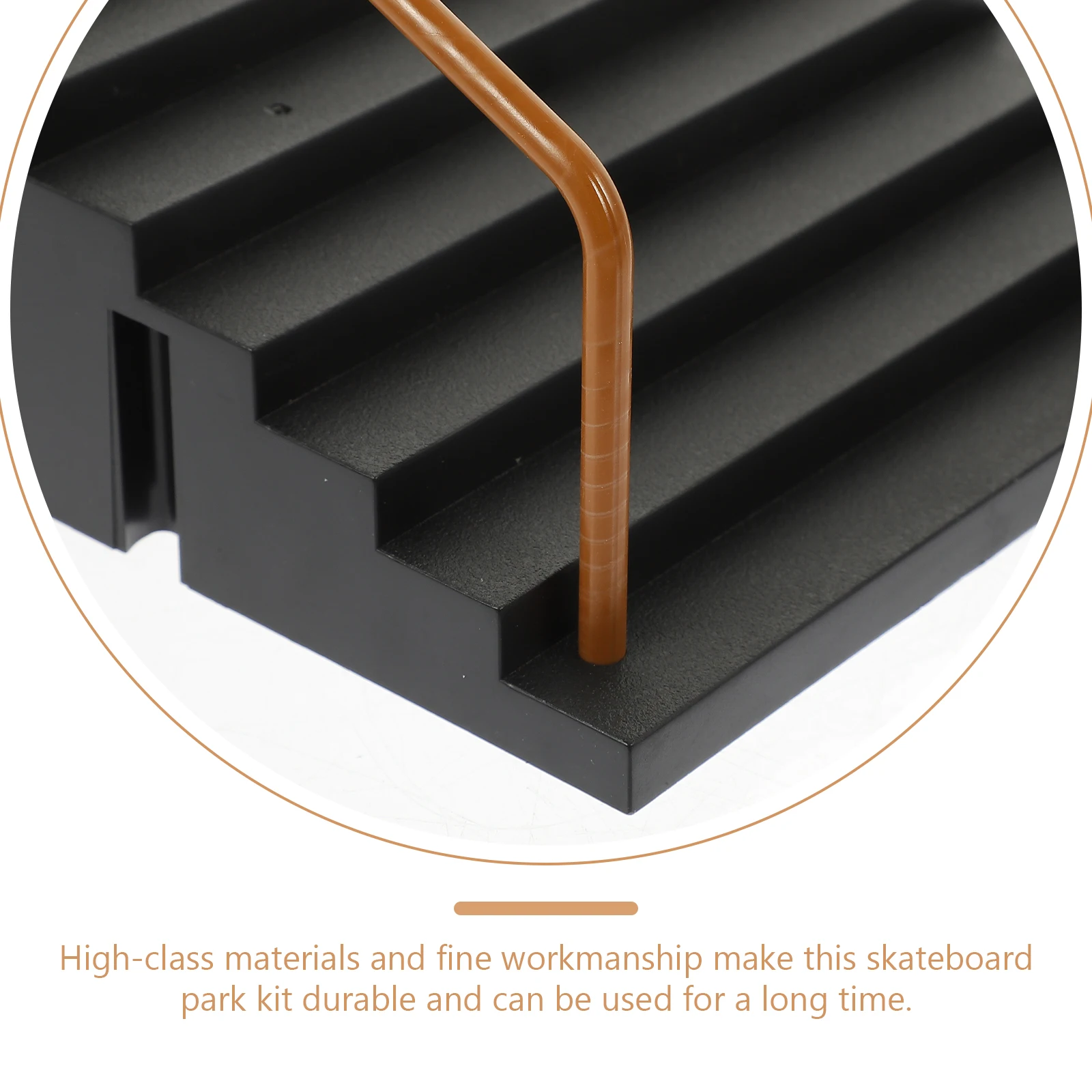 

1pc Finger Skateboard Ramp Stair Obstacle For Kids Mini Skateboard Training Child Finger Sport Exercise Plastic Field