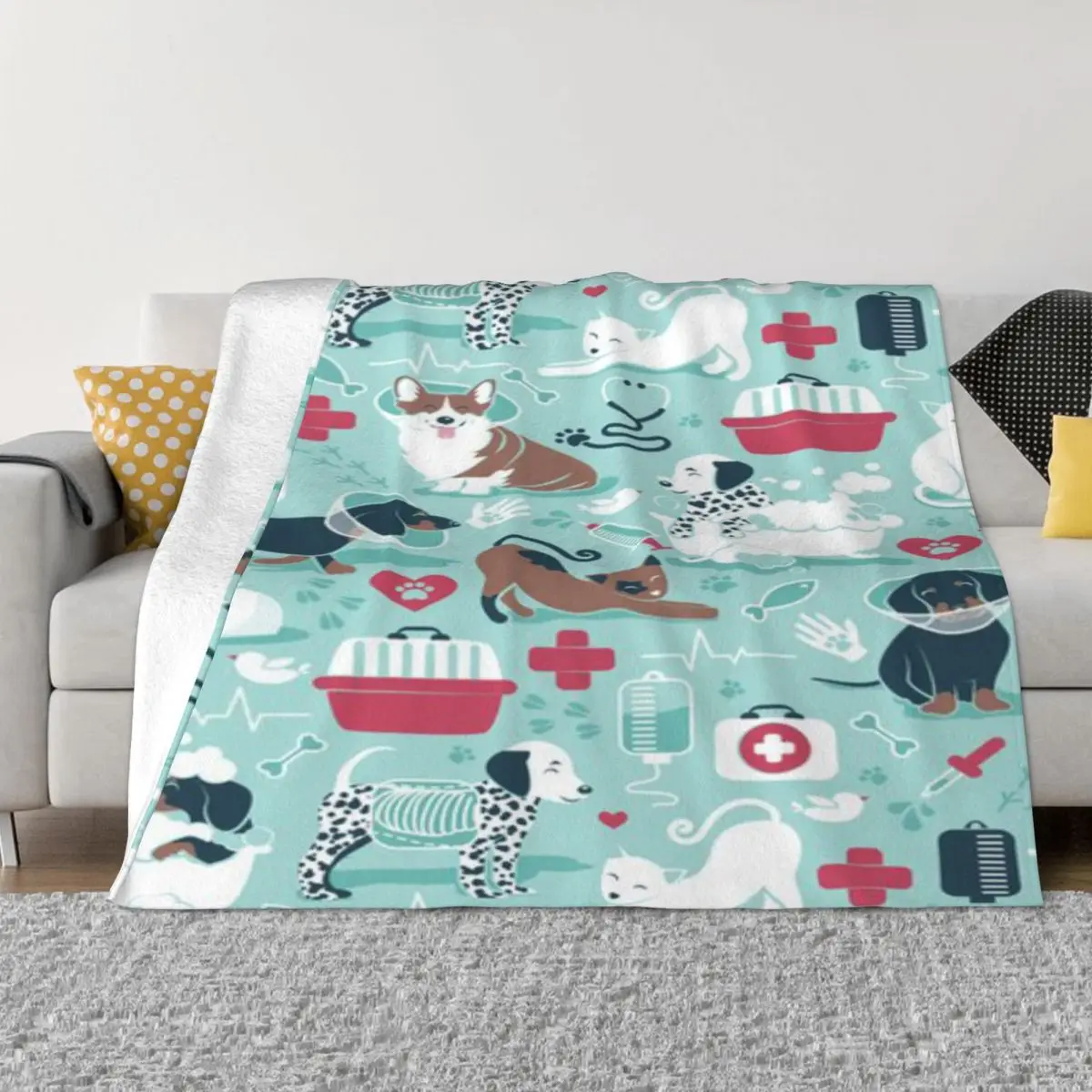 Veterinary 2368 Home Bed Blanket Blankets And Throws Throw Blanket