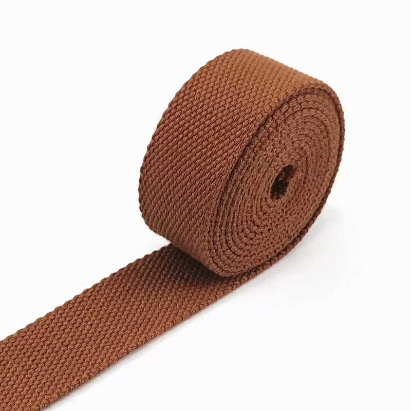 8M 20/25/32/38mm 2mm Dick Gurtband Bänder Polyester Baumwolle Leinwand Tasche Gurte band für Rucksack Strap Gürtel Band Bekleidungs Handwerk