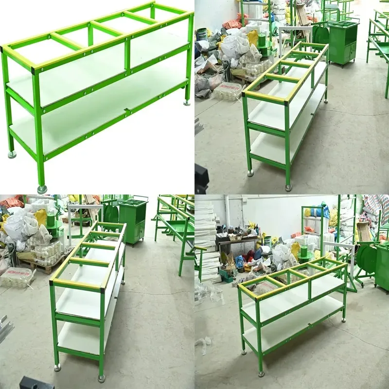 Workshop Double Layer Workbench Multi Function Factory Assembly Platform