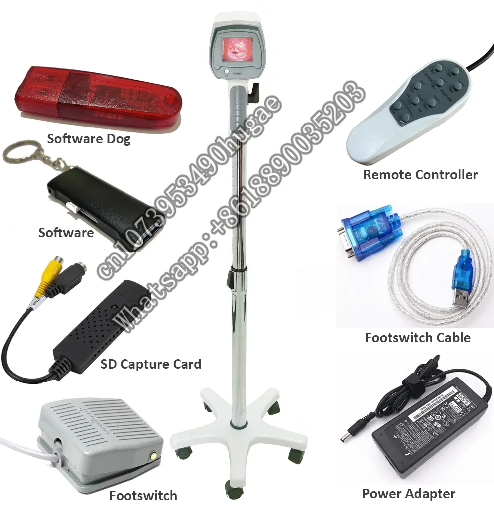 Best Selling Portable Gynecology Endo--scope with Digital Display Screen and Software