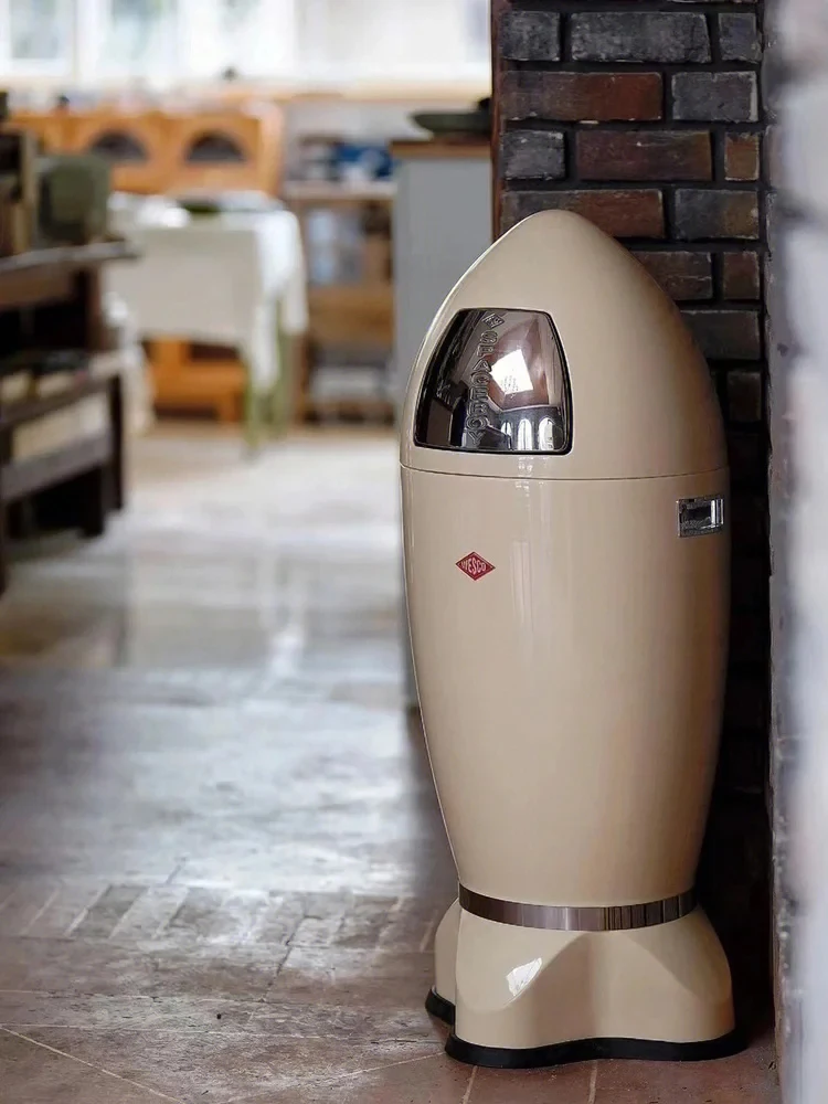 

Rocket creative trash can retro children's home oversized
