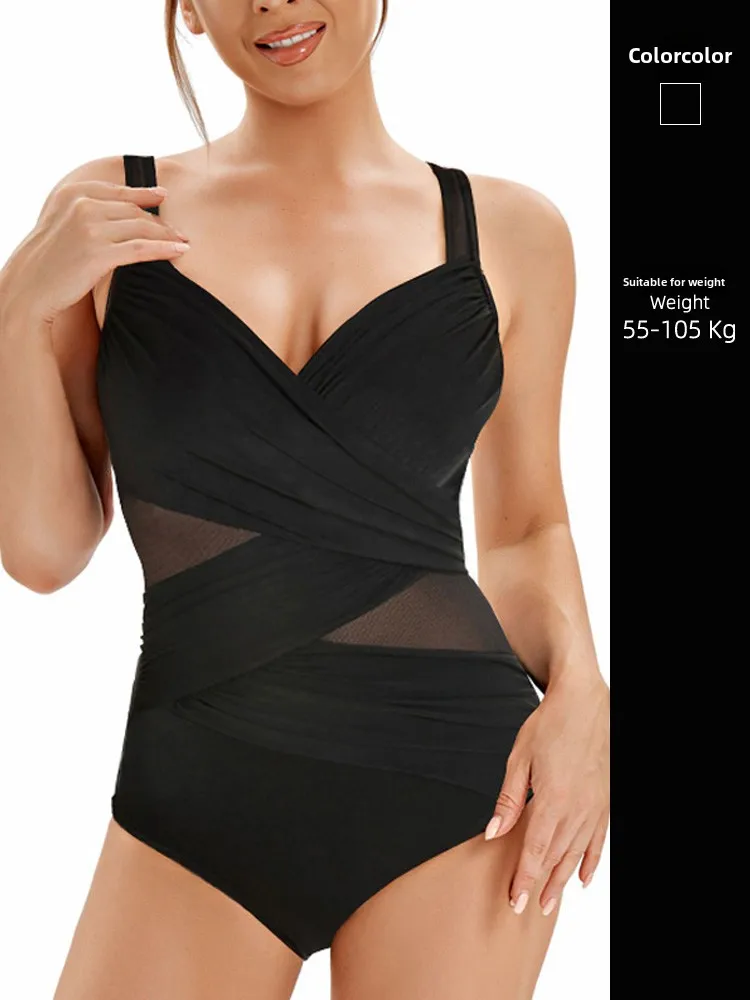 

Новинка 2026: Сексуальный купальник больших размеров с сетчатой накидкой для термальных источников, женский, с V-образным вырезом, со съемными вкладышами для груди, повседневный.