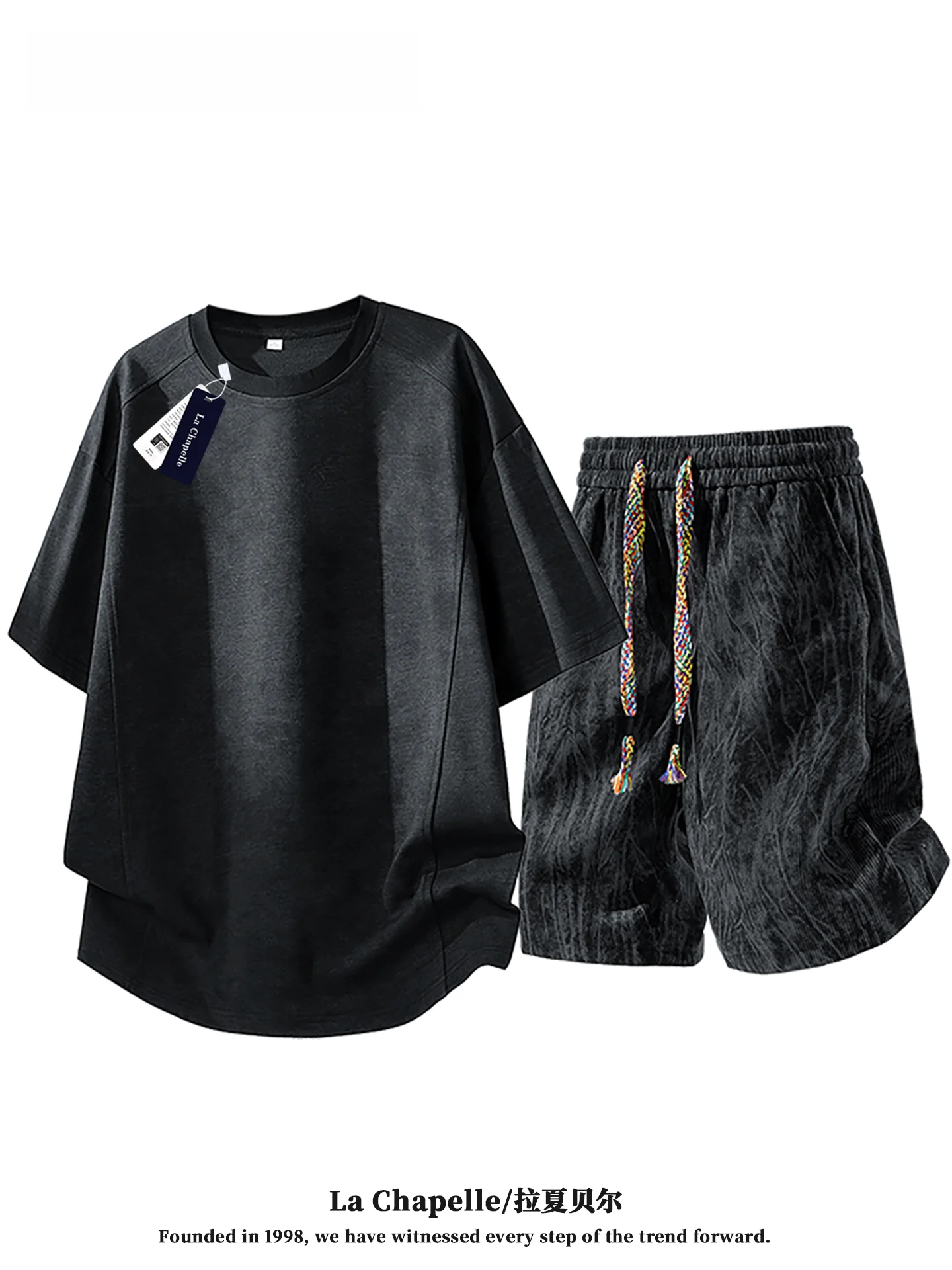 ensemble-decontracte-sportswear-la-chapelle-ete-2026-pour-homme-coupe-ample-en-soie-glacee-tie-dye-manches-courtes-et-short-en-fibre-de-polyester