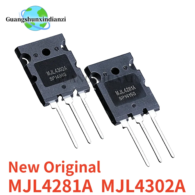5pairs 100% Imported Original MJL4281A MJL4302A MJL4281 MJL4302 TO-264 Amplifier audio pairing